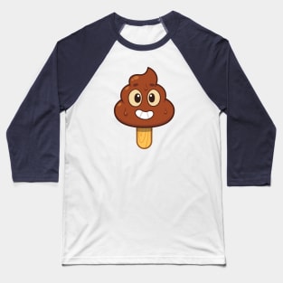 Poop on Stick Plain Baseball T-Shirt